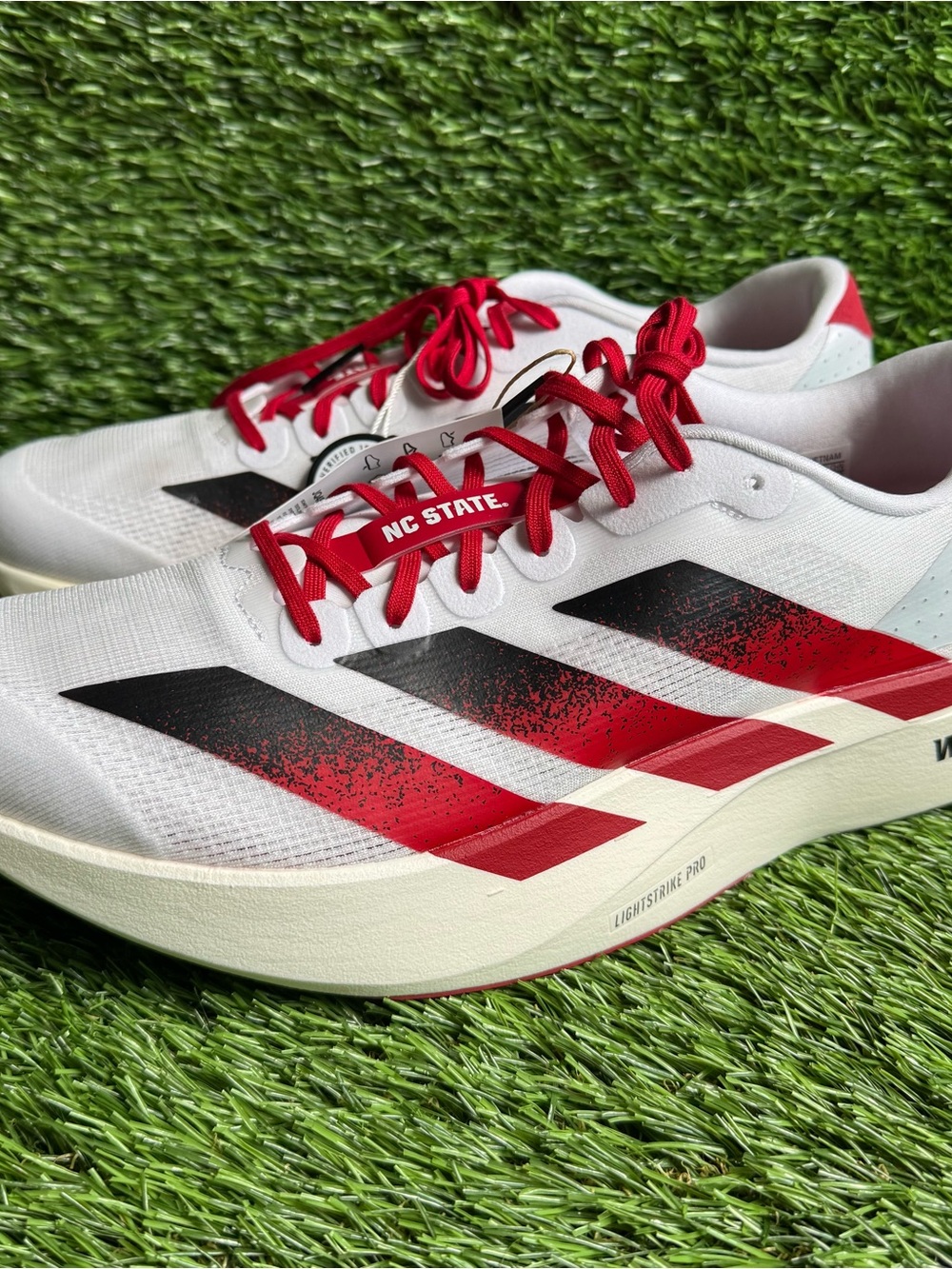 Adidas Adizero Evo SL NC State Wolfpack 10.5 Mens Shoes North Carolina JQ4571